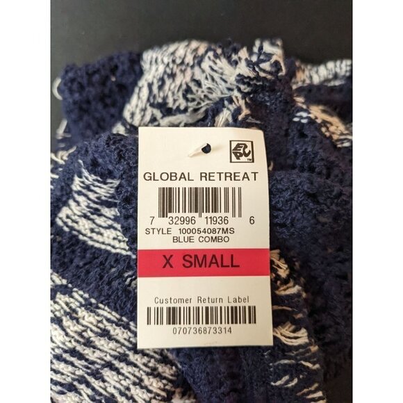 Style & Co Mixed-Knit Fringe-Trim Cardigan Size XS Bin E - Picture 4 of 8